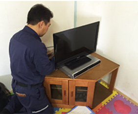 テレビの取外し・移設
